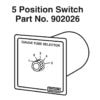 5 Position Gauge Tube Selector Switch [902026]