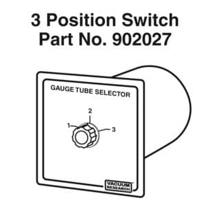 3 Position Gauge Tube Selector Switch [902027]