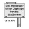 Silicon Diaphragm Wide Range Transducer, 1/8 inch male NPT [902058-MINI]