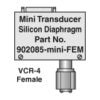 Silicon Diaphragm Wide Range Transducer, VCR-4 female fitting [902085-MINI-FEM]