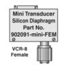 Silicon Diaphragm Wide Range Transducer, VCR-8 female fitting [902091-MINI-FEM]