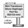 Silicon Diaphragm Wide Range Transducer, 1.33 inch Conflat [902153-MINI]