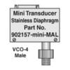 Stainless Steel Diaphragm Wide Range Transducer, VCO-4 male [902157-MINI-MAL]
