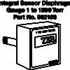 1 to 1500 Torr Silicon Diaphragm Integral Sensor, 1/8" Male NPT [902158]