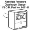 1 to 1500 Torr Gauge/Transmitter, Silicon Diaphragm & 1/2" OD [902161]