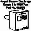 1 to 1500 Torr Silicon Diaphragm Integral Sensor, 1/2" OD Tube [902165]