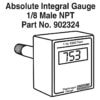 1 to 1500 Torr S.S. Diaphragm Integral Sensor, 1/8" Male NPT [902324]