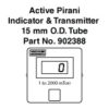 2000 mTorr Active Pirani Indicator/Transmitter with 15mm OD Tube [902388]