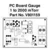 1 to 2000 mTorr Pirani Transmitter, Bare PCB [V801159]